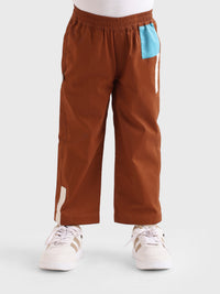 Contrast Patch Pants