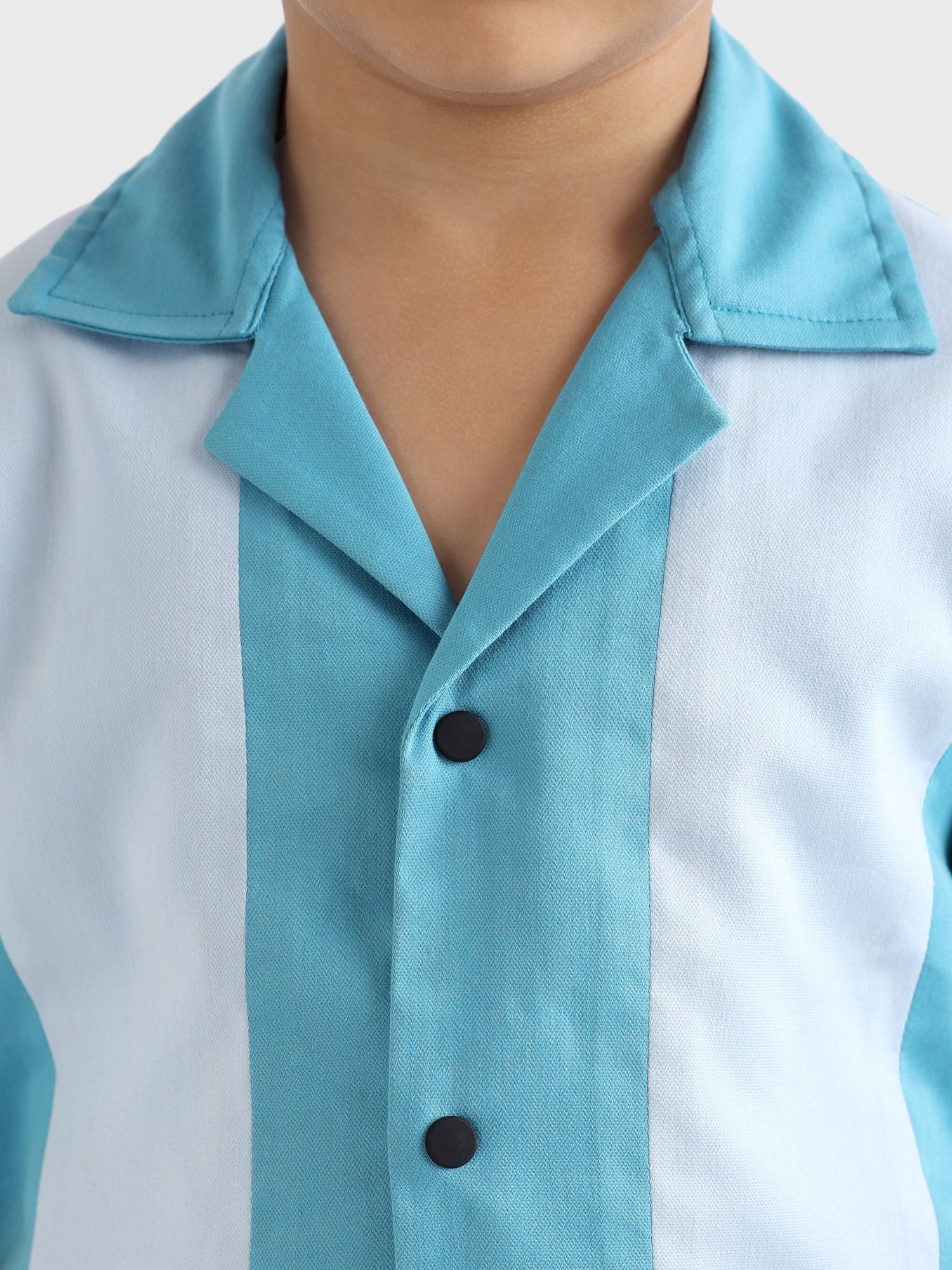 Color-Block Stripe Shirt – FCLO Labels Private Limited