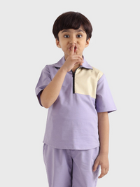 Half-Zip Block Shirt