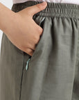 Pleated Knee Trousers
