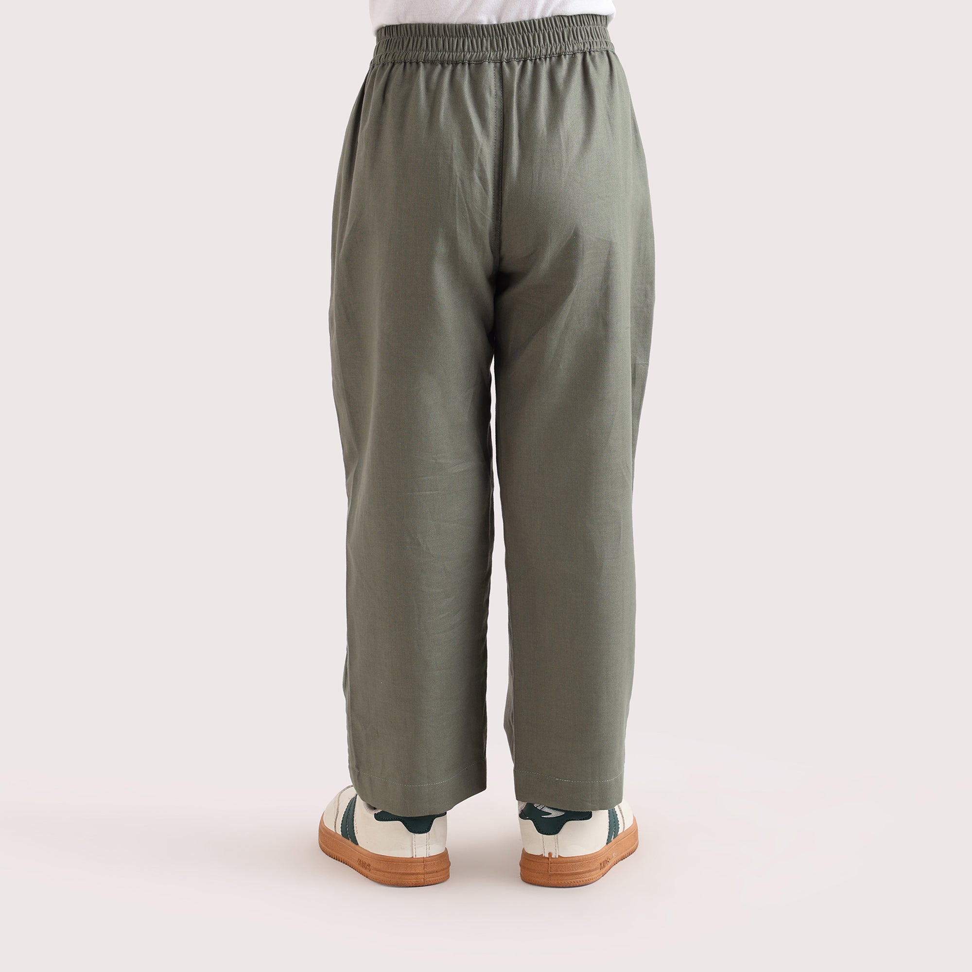 Pleated Knee Trousers