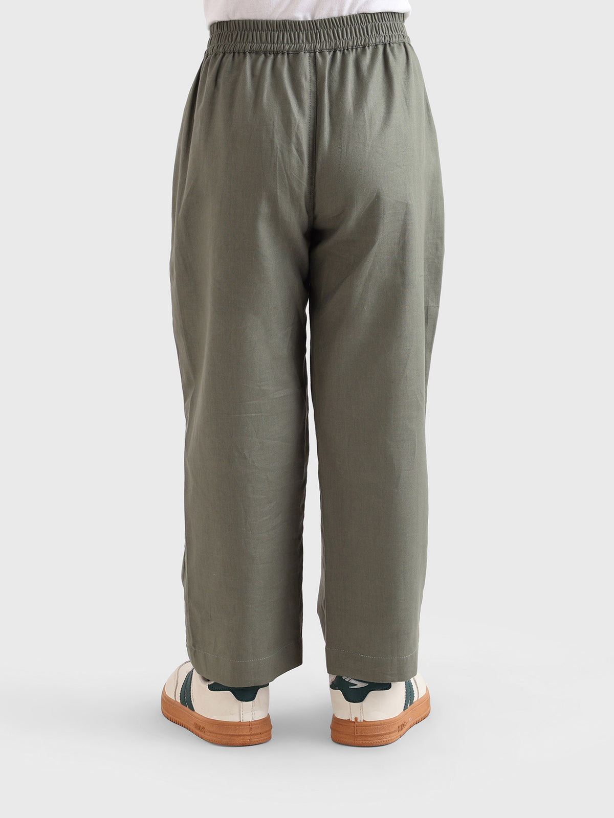 Pleated Knee Trousers