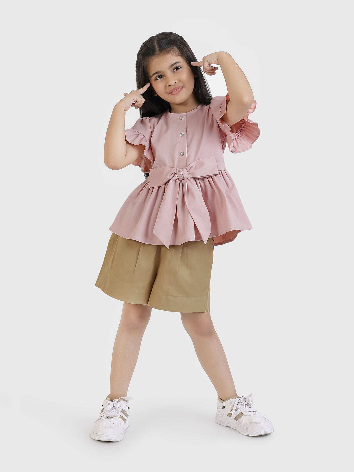 Pleat Detail Short