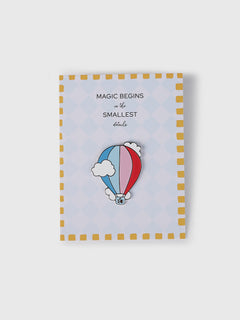 Hot Air Balloon Brooch- Boys