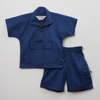 Half Zip Collar Co-Ord Set