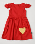 Swing Dress with Heart Detail