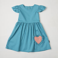 Swing Dress with Heart Detail