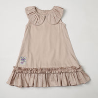 Peter Collar dress with Ruffles