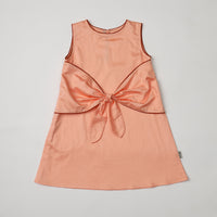 Swing Dress with Knot Detail