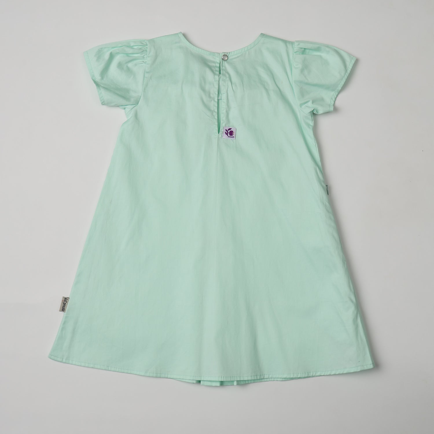 Bow Dress with Piping Detail