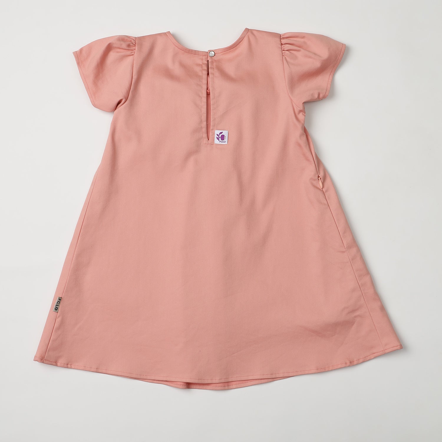 Bow Dress with Piping Detail