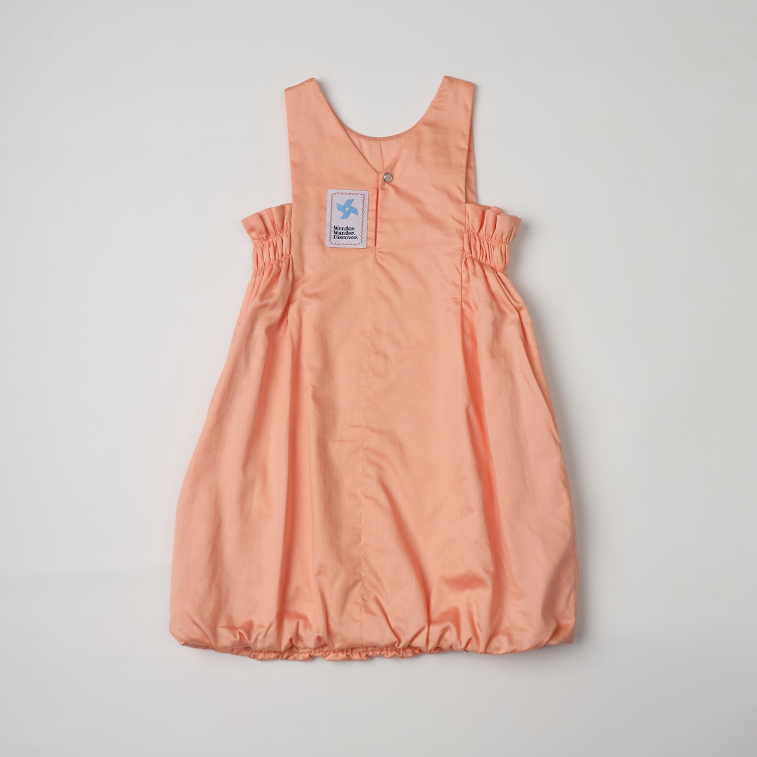 Balloon Dress with Smocked Panels