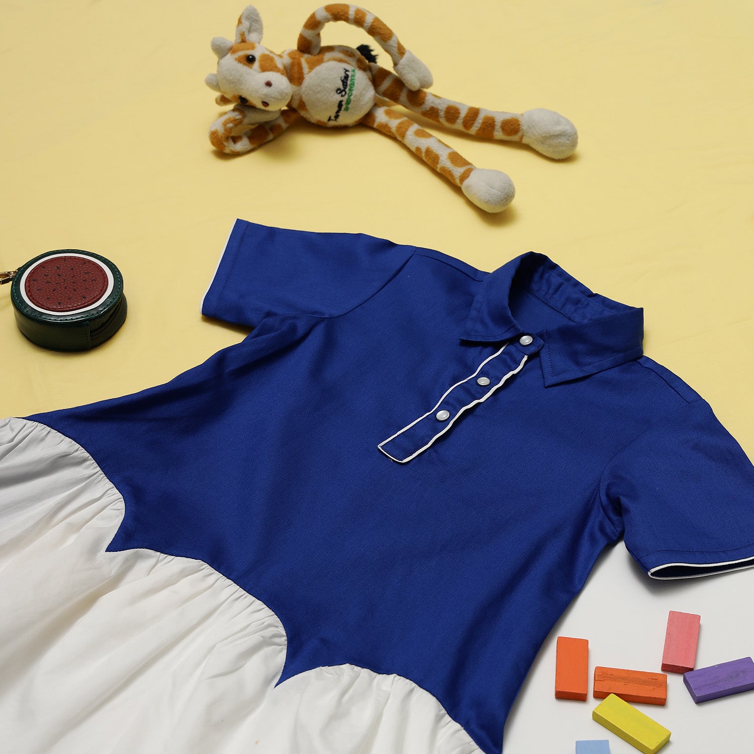 Scallop Hem A-Line Dress