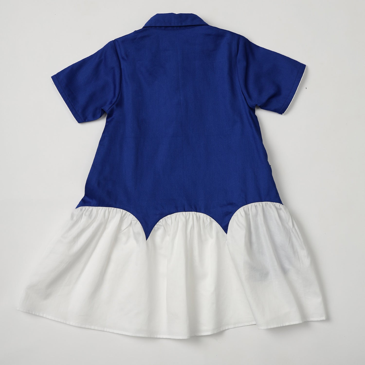 Scallop Hem A-Line Dress