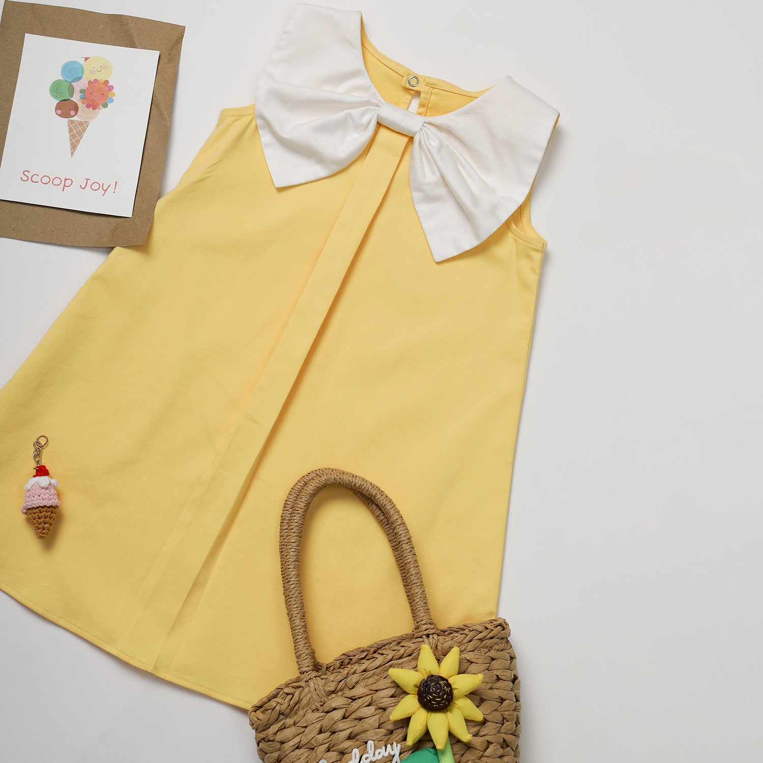 Bow Collar Play Dress