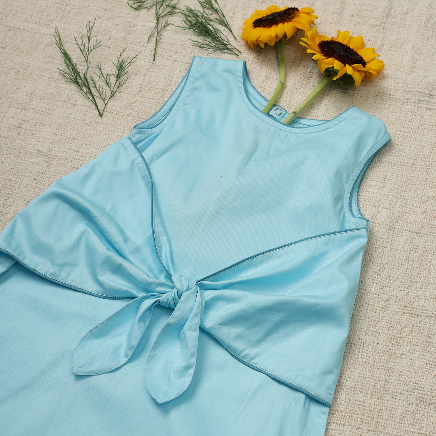 Swing Dress with Knot Detail