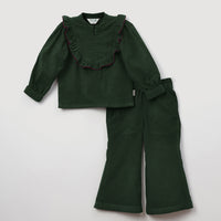 Frill Zip-Up Co-Ord Set