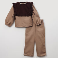 Ruffle Cape Co-Ord Set