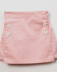 Button Detail Skort