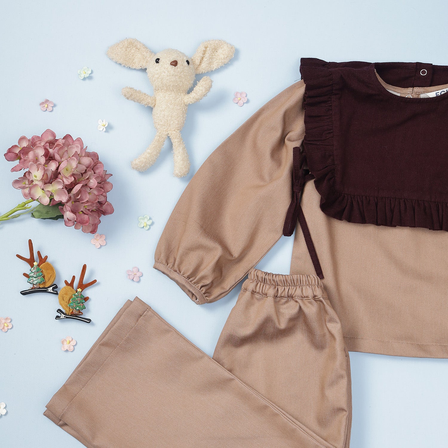 Ruffle Cape Co-Ord Set