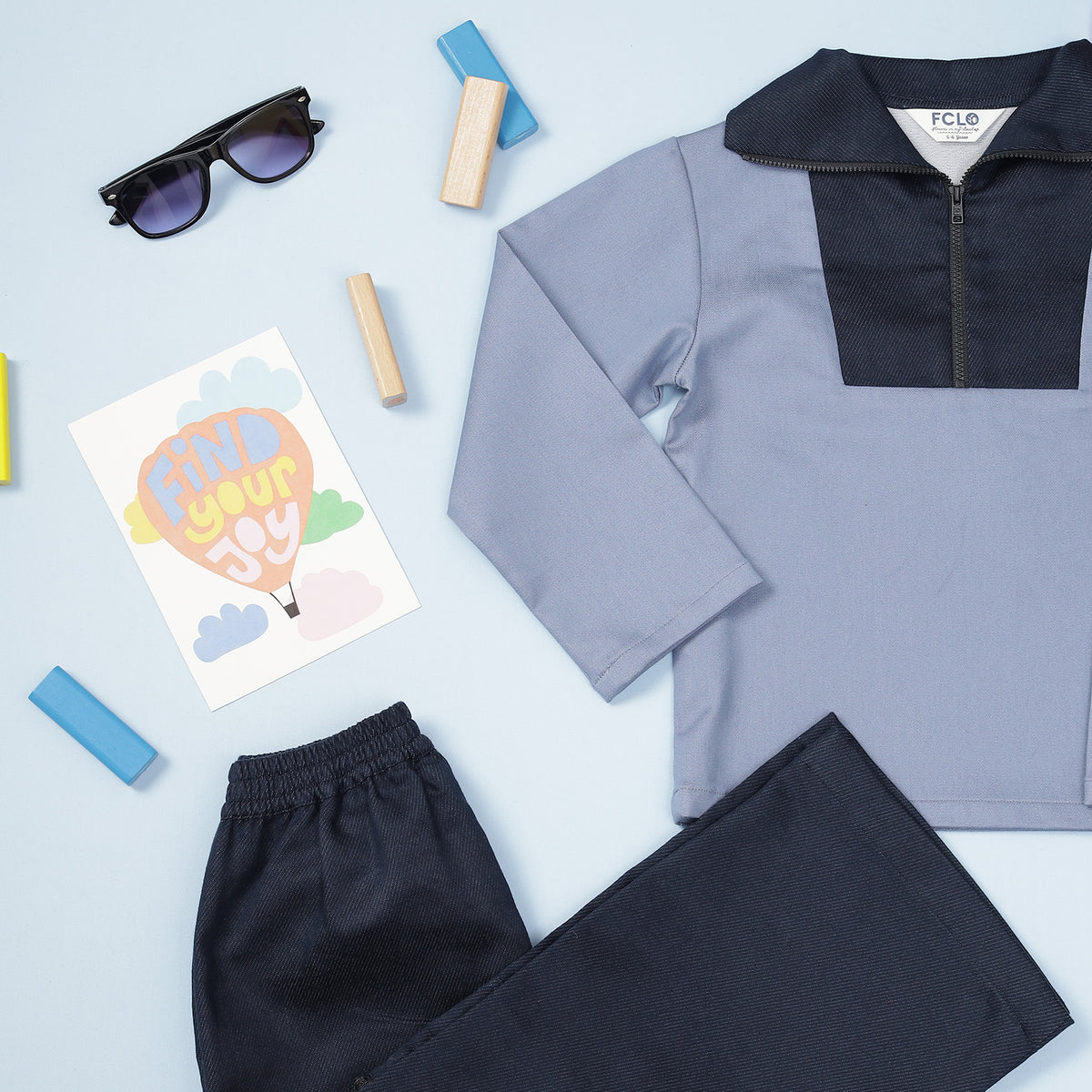 Zip Collar Co-Ord Set