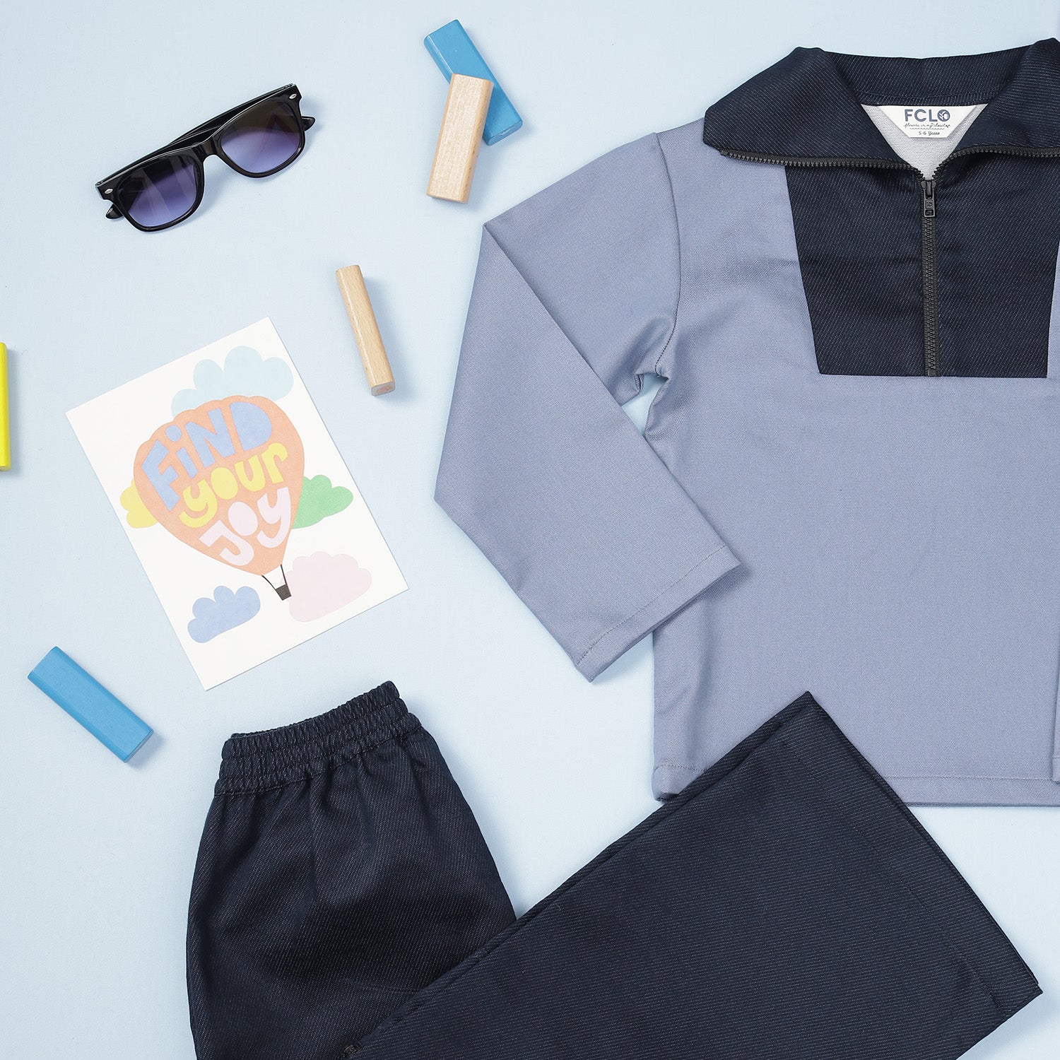 Zip Collar Co-Ord Set