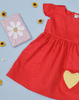 Swing Dress with Heart Detail
