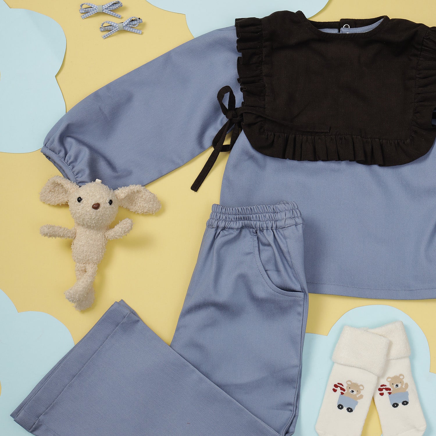 Ruffle Cape Co-Ord Set