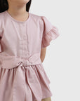 Bow Detail Peplum Top