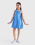 Balloon Dress with Smocked Panels