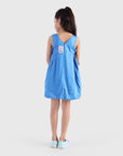 Balloon Dress with Smocked Panels