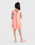 Balloon Dress with Smocked Panels