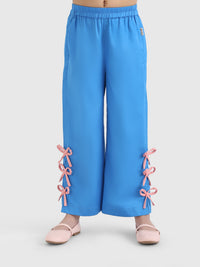 Bow Wide-Leg Pants