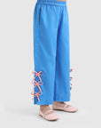 Bow Wide-Leg Pants