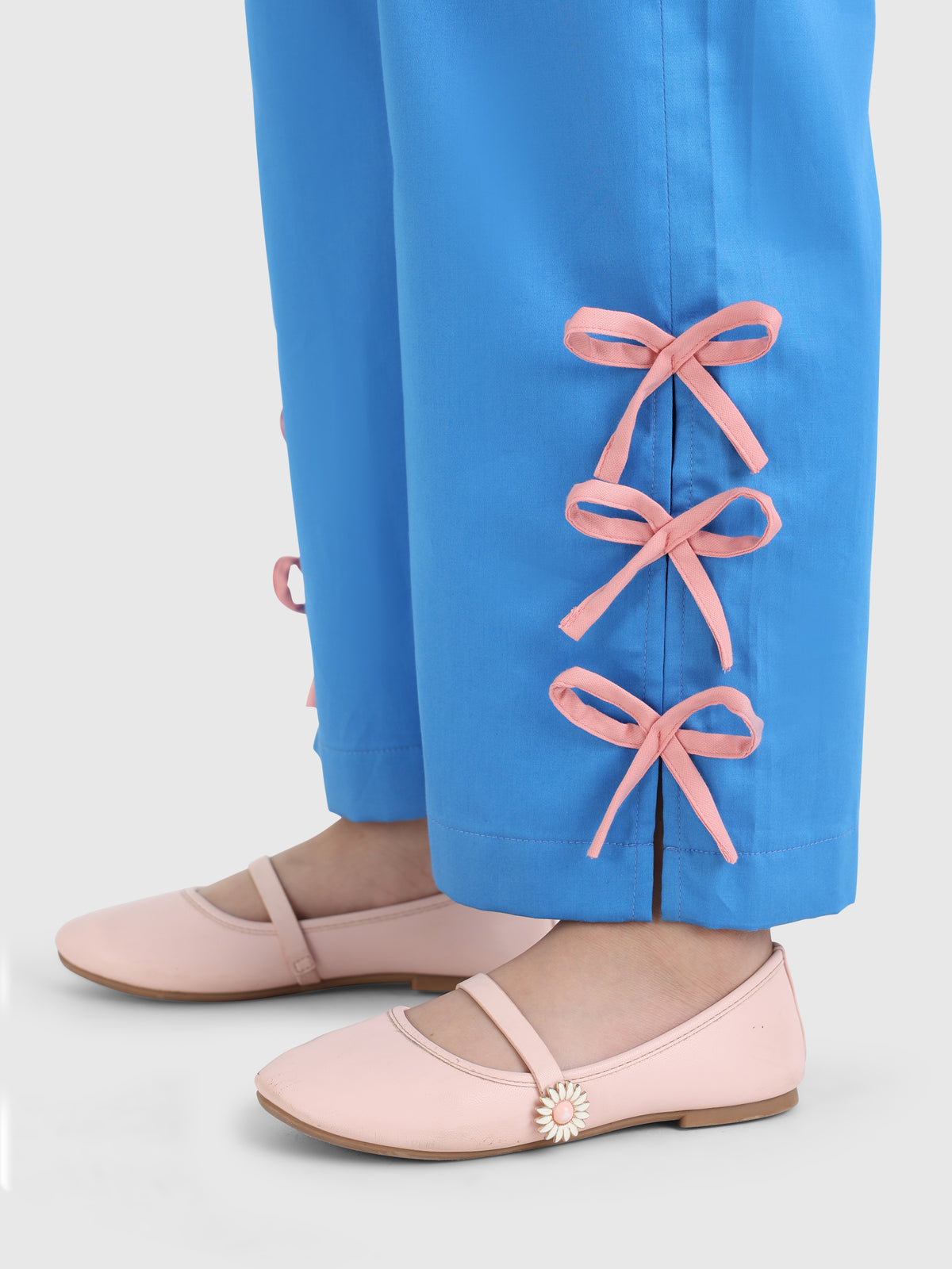Bow Wide-Leg Pants