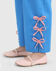 Bow Wide-Leg Pants