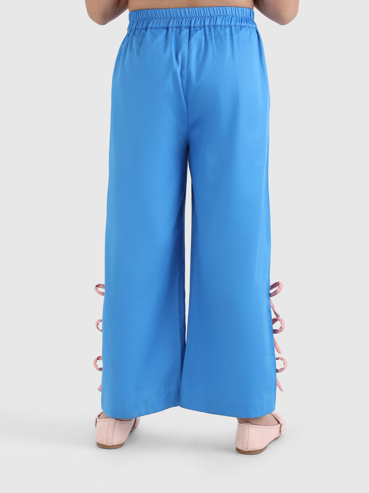 Bow Wide-Leg Pants