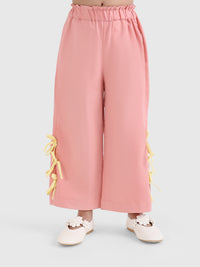 Bow Wide-Leg Pants