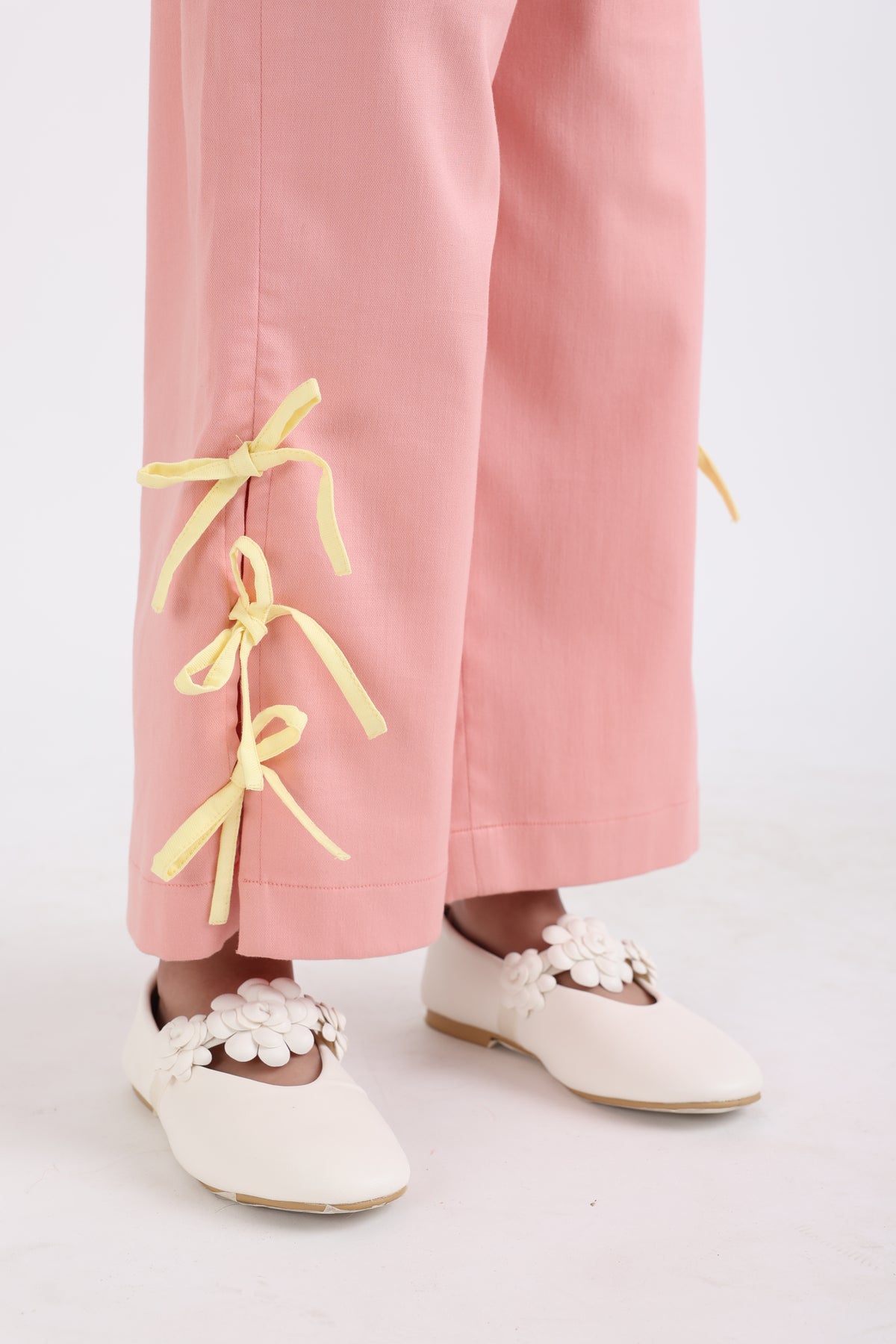 Bow Wide-Leg Pants