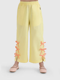Bow Wide-Leg Pants