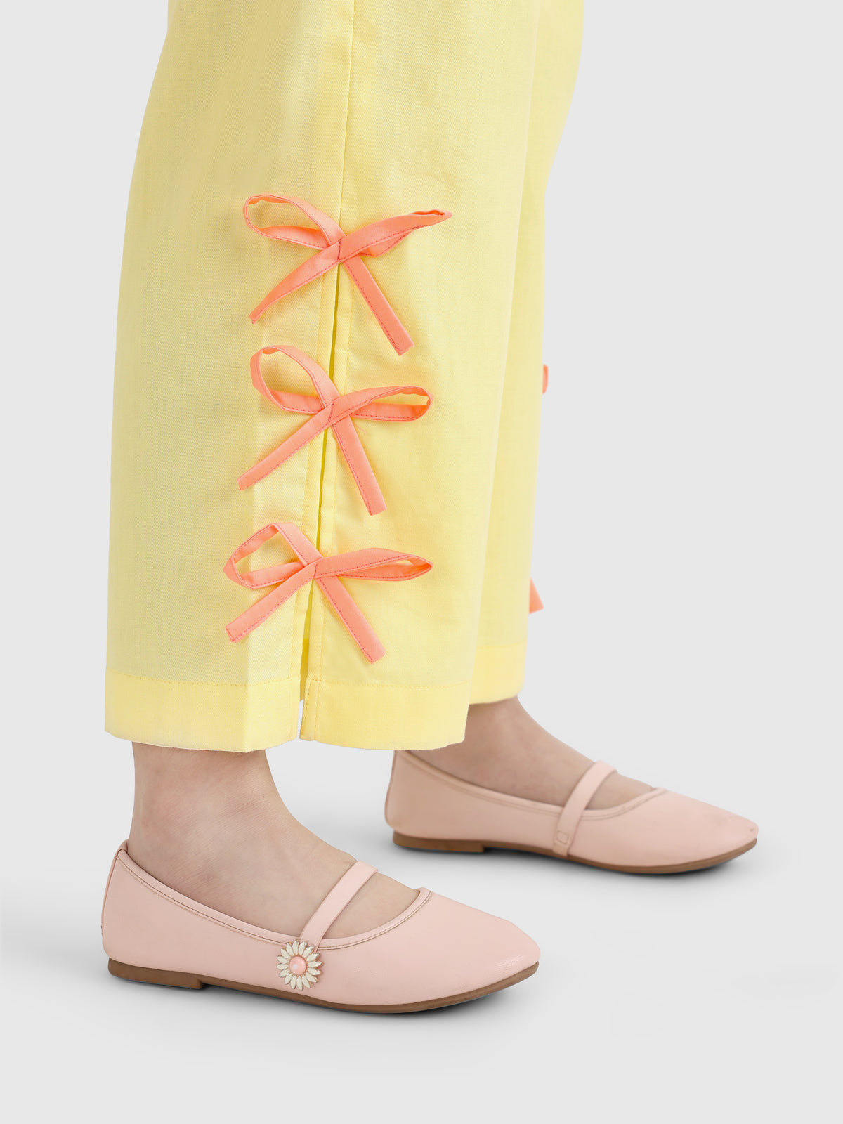Bow Wide-Leg Pants