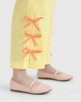 Bow Wide-Leg Pants