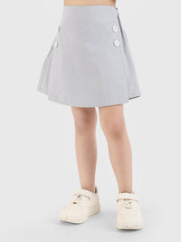 Button Detail Skort