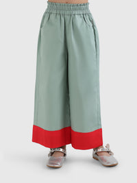 Color-Block Flare Pant