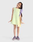 Color-Block Swing Dress