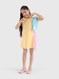 Color-Block Swing Dress