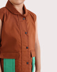 Contrast Pocket Gilet