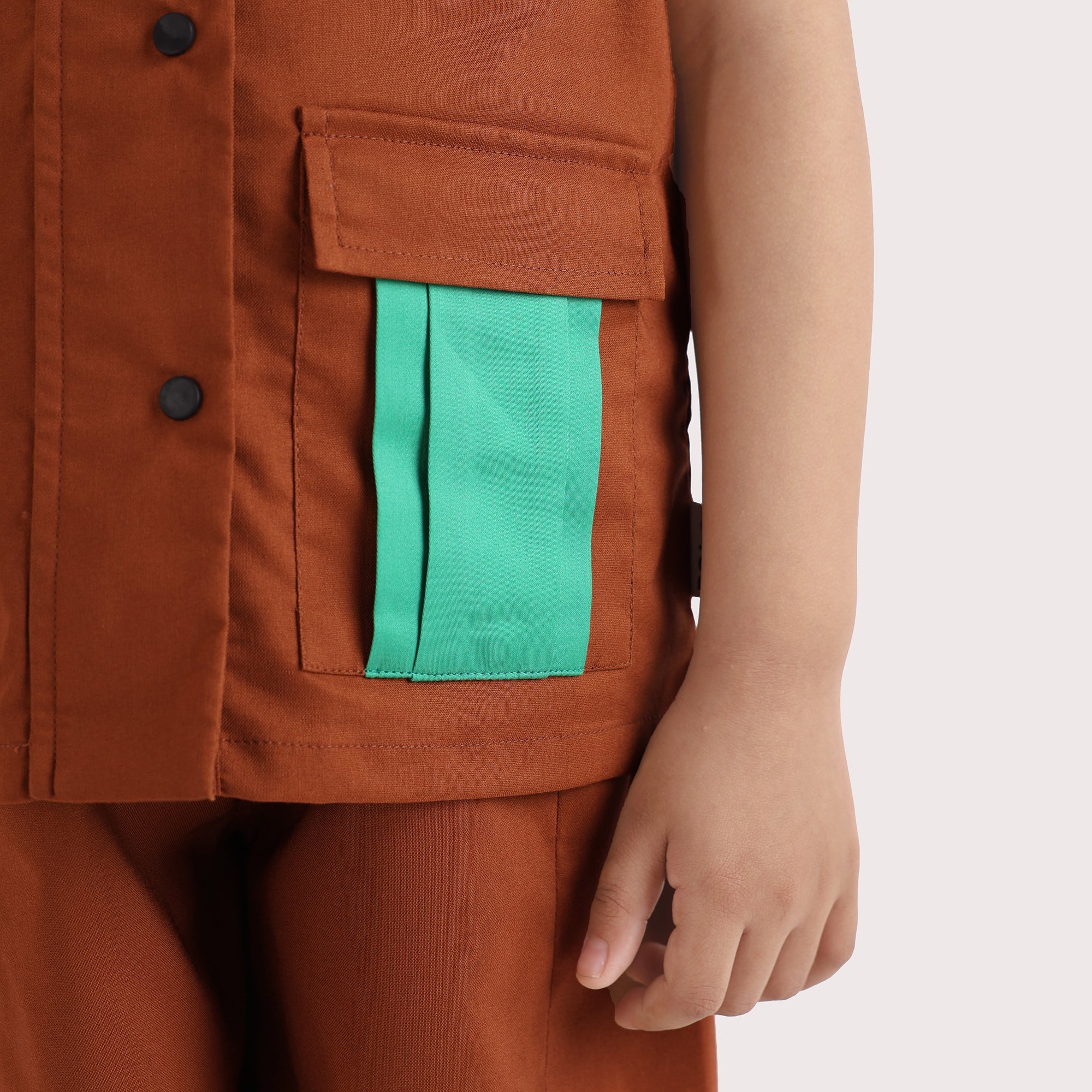 Contrast Pocket Gilet