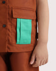 Contrast Pocket Gilet