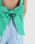 Cut-Out Back Bow Top